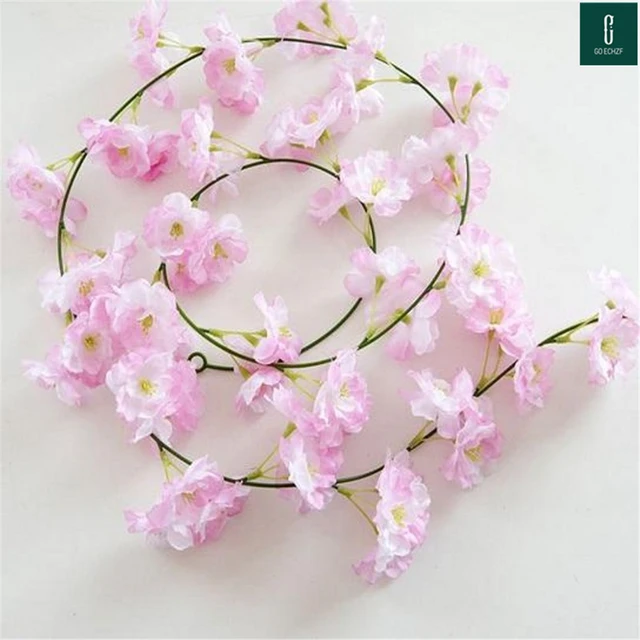 200cm Sakura Cherry Rattan Wedding Arch Decoration Vine Artificial