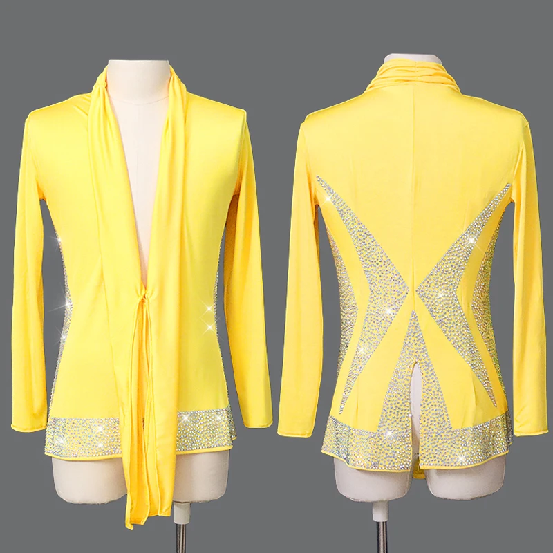 yellow dance top