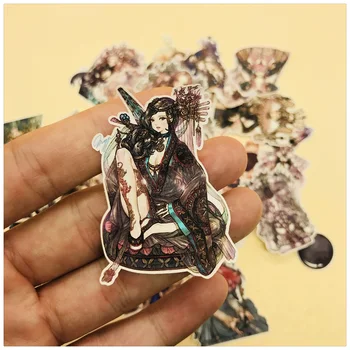 

31Pcs/Bag Vintage Gothic Girls Sticker DIY Craft Scrapbooking Album Junk Journal Happy Planner Decorative Stickers