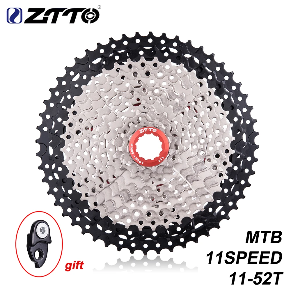 

ZTTO MTB 11Speed 52T L Cassette 11s 11 - 52T 11V K7 Wide Ratio Freewheel Mountain Bike Bicycle Parts for k7 X1 XO1 XX1 m9000