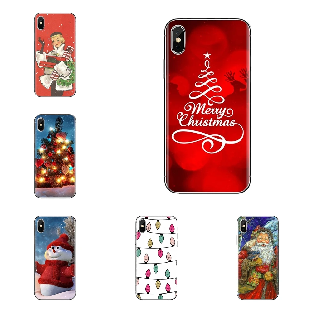 Мягкие чехлы из ТПУ для Xiao mi 6 A1 Max x 2 5X 6X Red Note 5 5A 4X 4A A4 4 3 Plus Pro с Рождеством