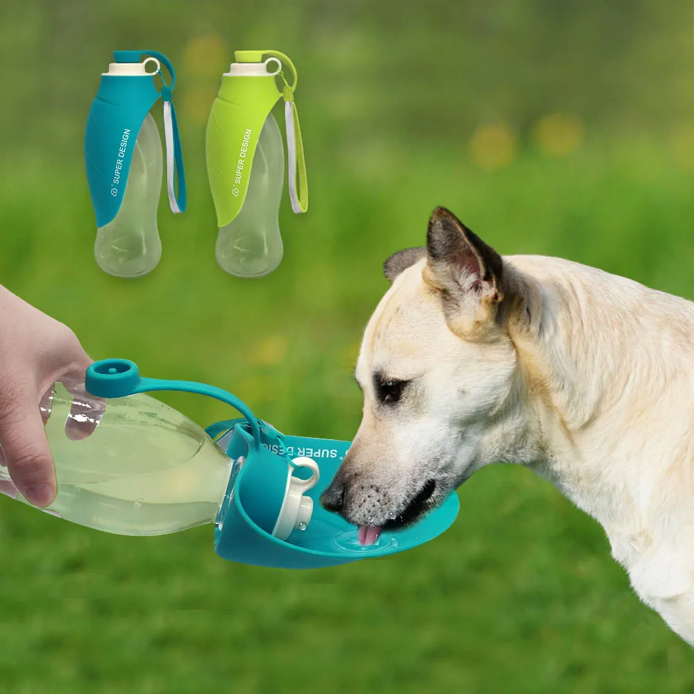 

Portable Pet Dog Cat Water Bottle Travel Puppy Cat Drinking Bowl Food Feeder Outdoor Dog Water Dispenser For Small Large Dogs