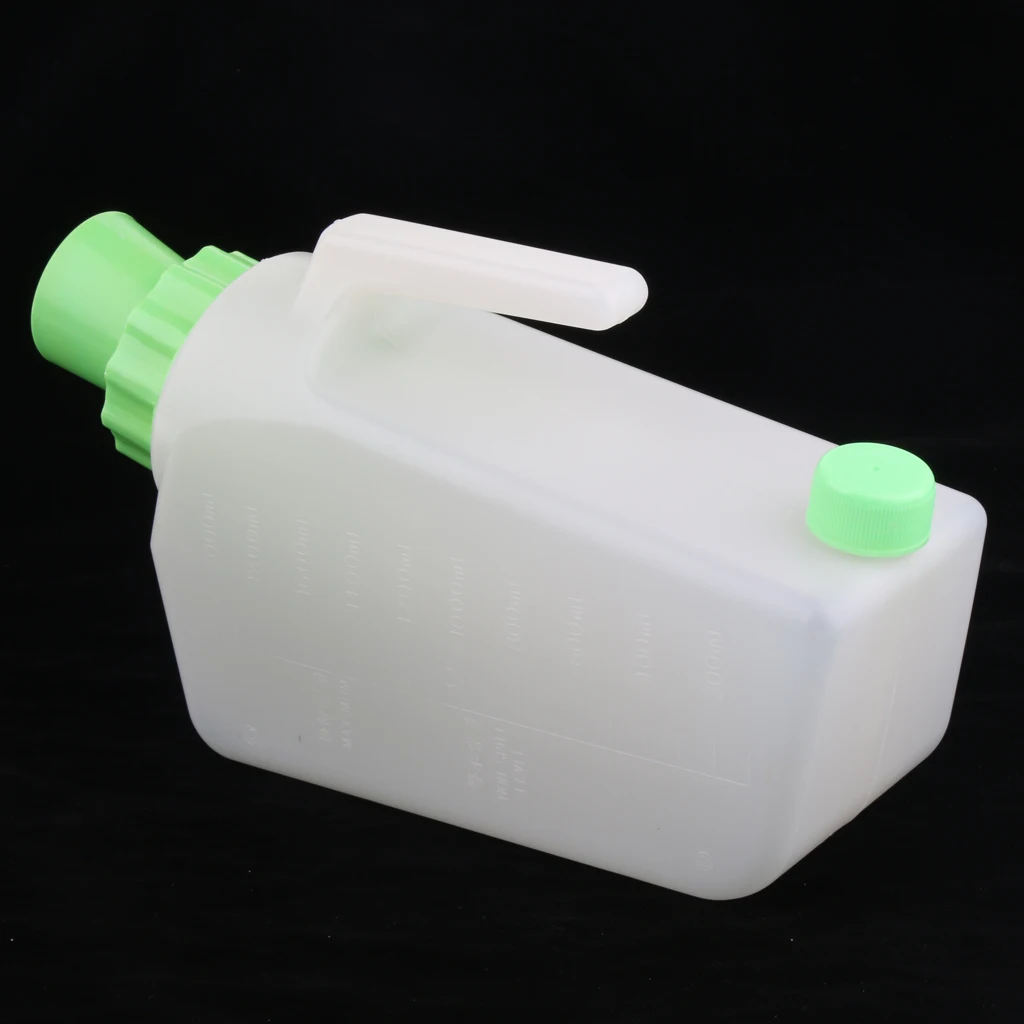 Male Urinal Pee Bottles, Plastic Spill-Proof Urinal Can for Old Men, Urinal Collectors, Incontinence Aid Bed Potty