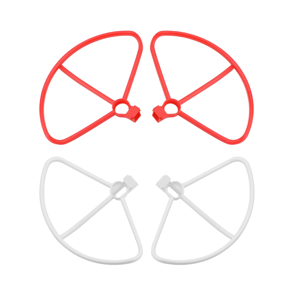 Red and white FFYY-4Pcs для XiaoMi X8SE Дрон пропеллер защитное кольцо RC Квадрокоптер для XiaoMi X8SE аксессуары для квадрокоптера - Цвет: Red and white