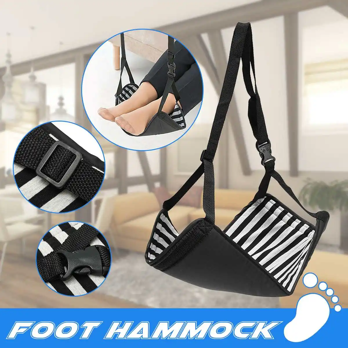

Desk Feet Hammock Foot Chair Care Tool The Foot Hammock Outdoor Rest Cot Portable Office Foot Hammock Mini Feet Rest