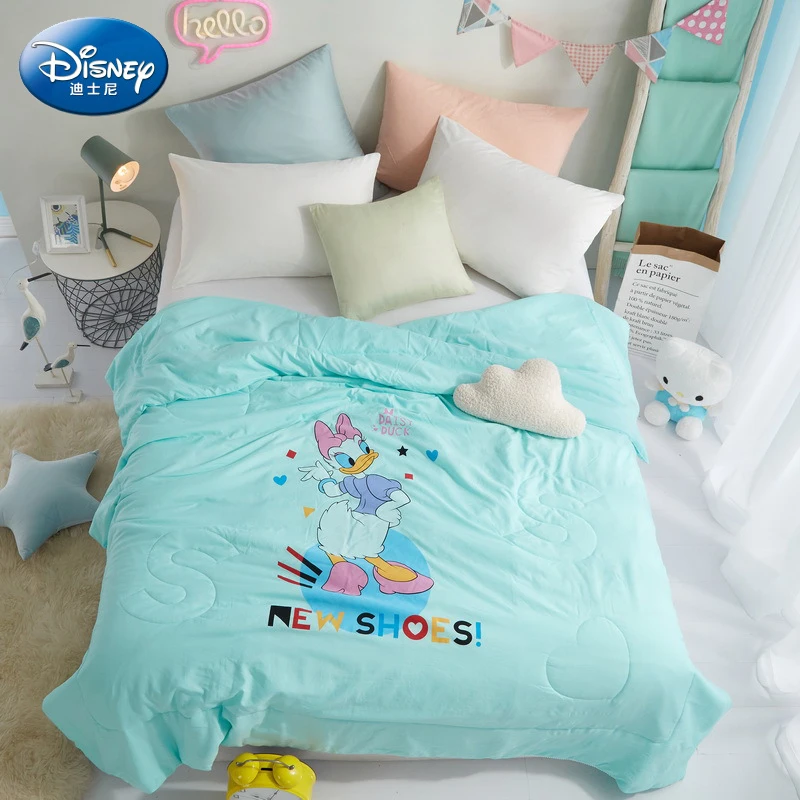 

Disney children's summer cool is kindergarten air conditioning quilt, nap is 100% inside and outside cotton comforters