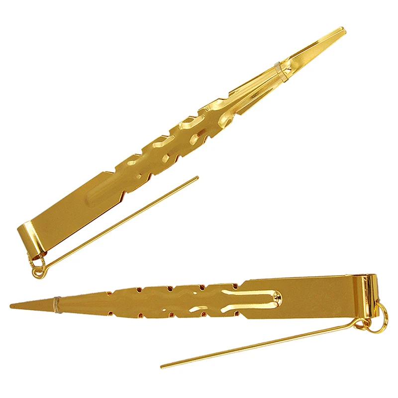 218 мм длинные металлические зажимы для кальяна угля щипцы с дыроколом