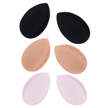 6 пар сексуальные женские невидимые пуш-ап губки вставки подкладки бюстгальтера купальник нижнее белье грудь бикини подкладки бюстгальтера съемные подкладки бюстгальтера