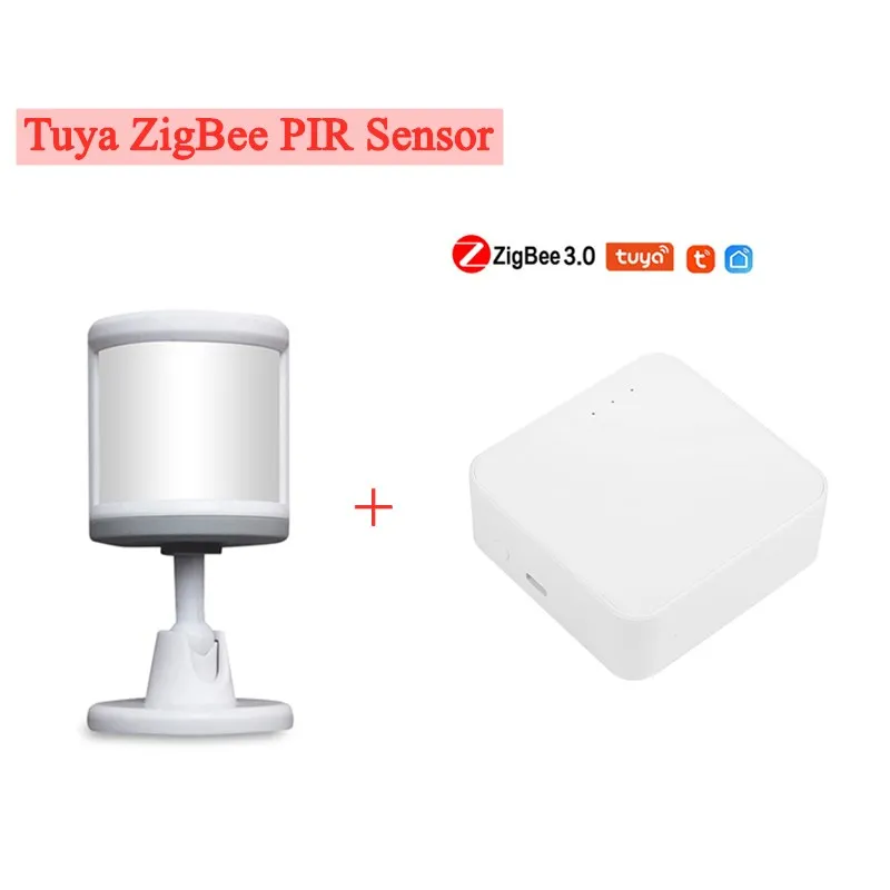 Смарт-Датчик Tuya Zigbee с функцией обнаружения движения подставкой для ног со