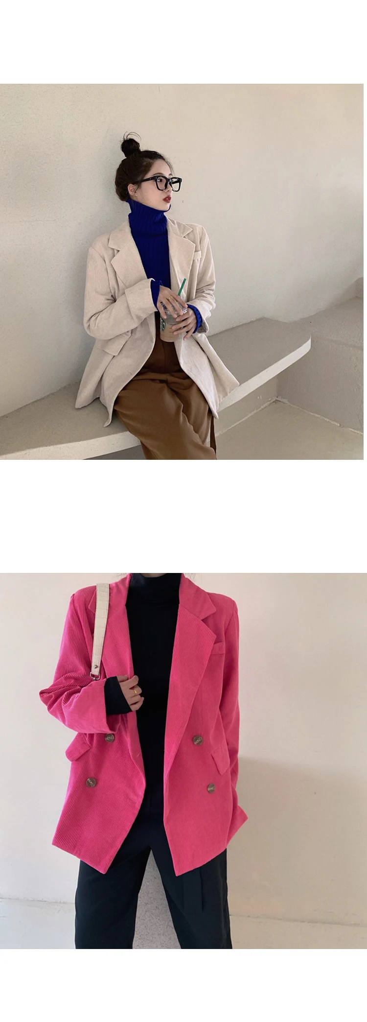 Heydress шикарный вельветовый Женский блейзер свободный двубортный пиджак женский костюм пальто женская верхняя одежда blaser femininas