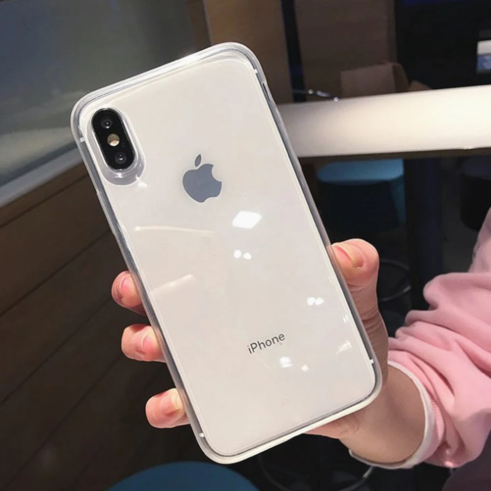 Прозрачный чехол для телефона iPhone 11 Pro XS Max XR X 8 7 6s 6 Plus 11Pro противоударный