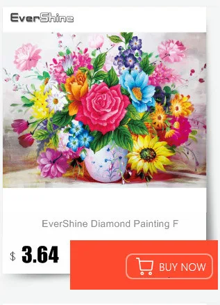 EverShine алмазная вышивка картины стразами полная выкладка цветы картины алмазная мозаика пионы искусство