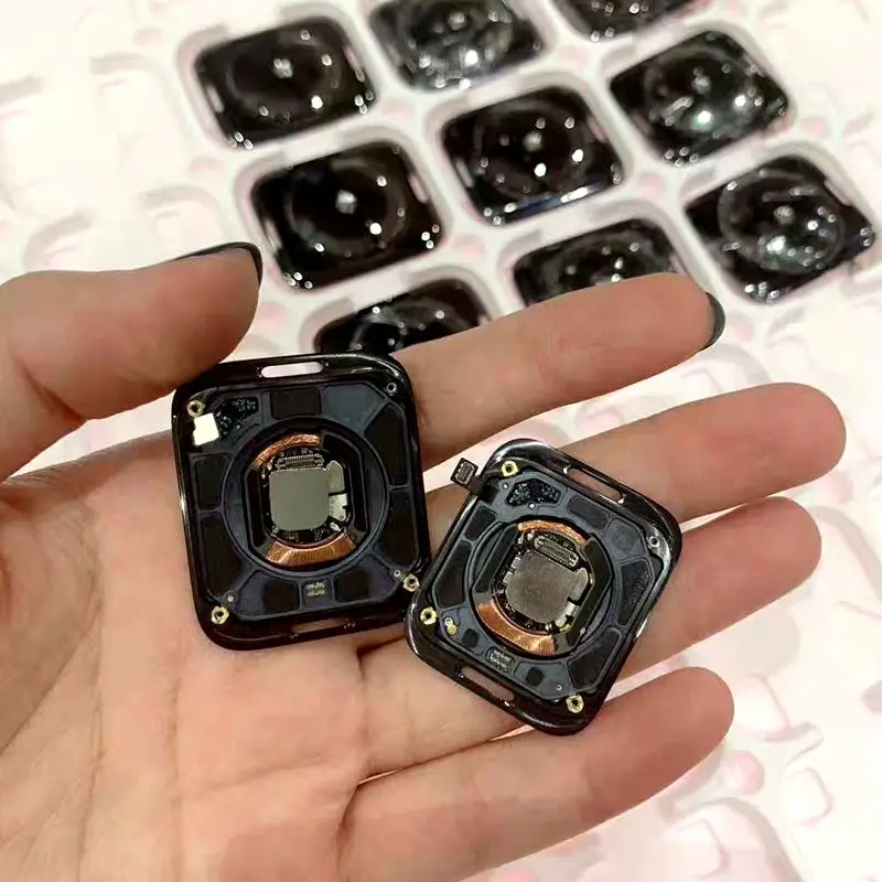 

For Apple Watch Series 4 40MM 44MM Middle Frame Silver Glass Holder Frame Middle Back Housing Cover Repair Parts