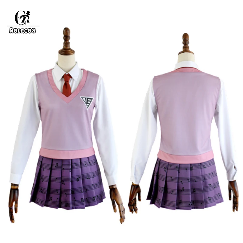 ROLECOS игра Danganronpa Косплей акамацу КАЕДЕ косплей костюм японская школьная форма