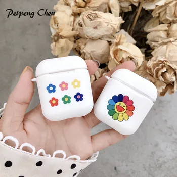 

Cartoon Cute Wireless Bluetooth Headset case For Apple Airpods 2 Earphone Candy Soft Silicone Cover For Airpods Protective Case