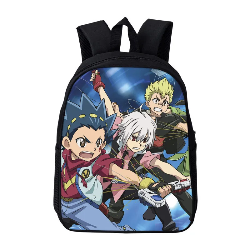 Рюкзак для девочек-подростков школьный ранец Beyblade Burst с одной молнией рисунком