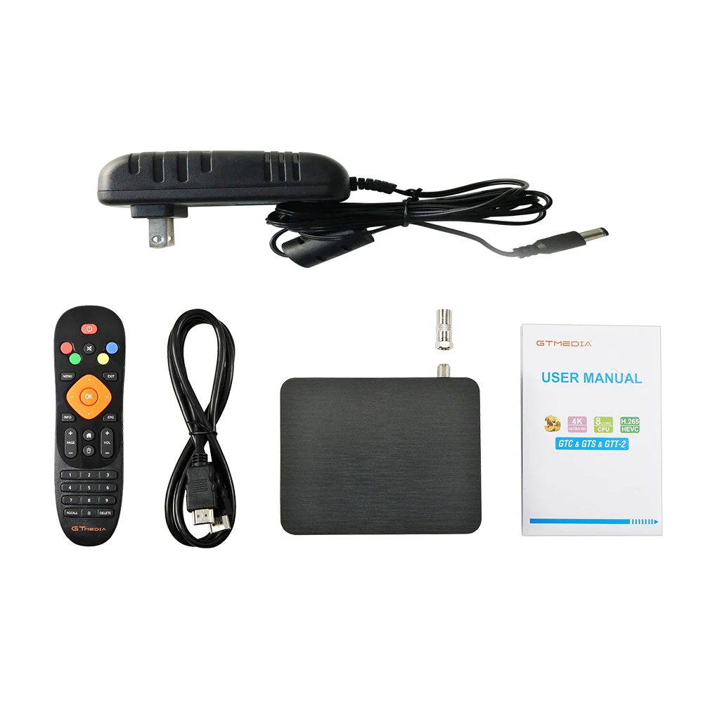 GTT-2 Android 6,0 tv BOX DVB-T/T2/кабель(J83.A/B/C)/ISDBT телеприставка 2,4G wifi Amlogic S905D 4K воспроизведение ТВ приемник плеер