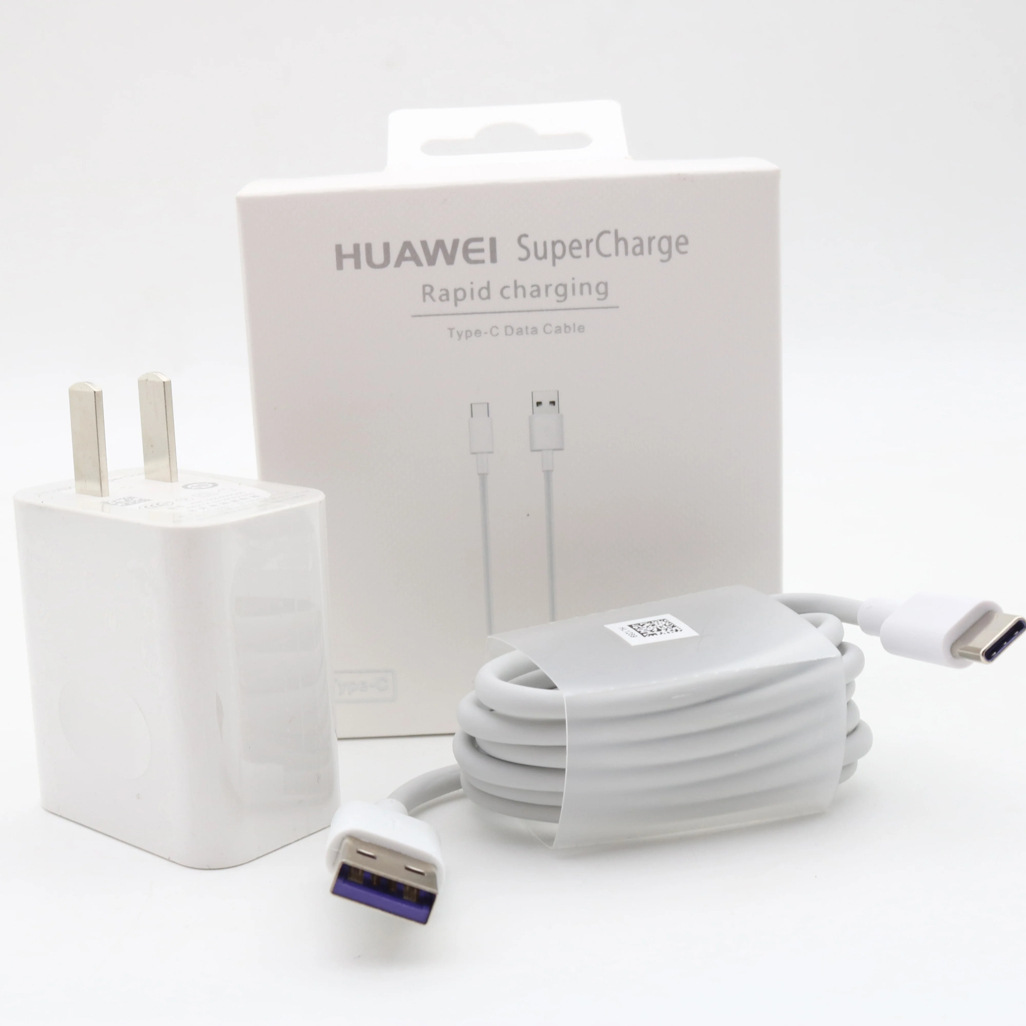 US Add 1m Cable Супер зарядное устройство для HUAWEI, 5 В, адаптер, 5А, usb type-C кабель, быстрая зарядка для mate 9 10 p20 Pro p10 plus honor 10 - Тип штекера: US Add 1m Cable