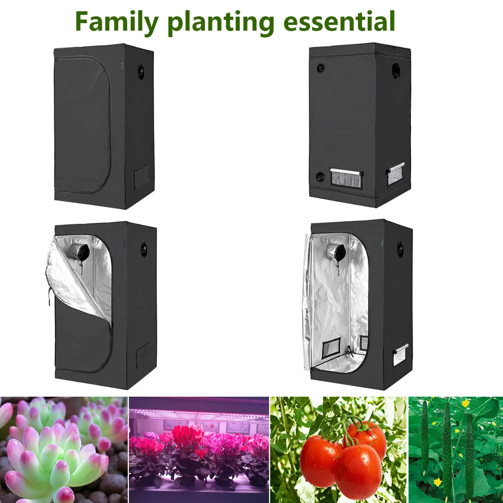 

60x60x140cm Led Grow Light Indoor Hydroponics Grow Tent,Grow Room Box Plant Grow, Reflective Mylar Non Toxic Garden Greenhouses