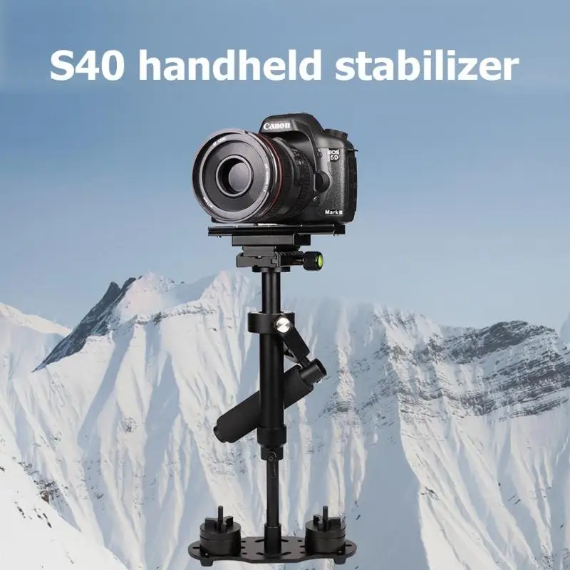 Профессиональный S40 40 см/15,7 дюйма камера Ручной Стабилизатор Steadicam для DSLR фотостудии путешествия видео DV Estabilizador