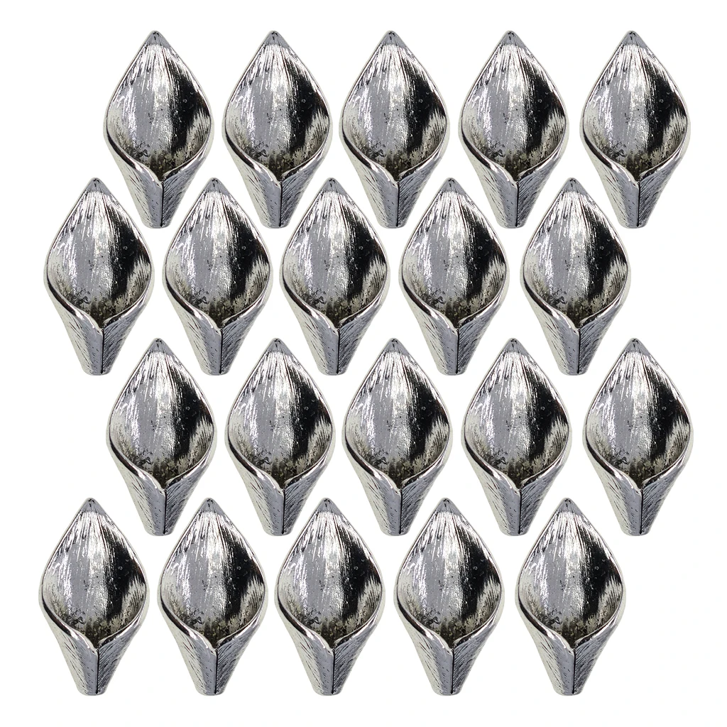 20x TIBETAN SLIVER CALLA LILY CHARMS FOR DIY EARRINGS FINDINGS 1.03 X 0.59'