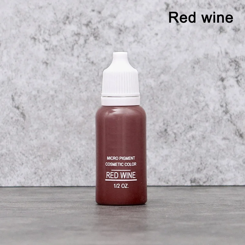 winered 15 мл жидкий пигмент для полупостоянных губ бровей подводка для глаз Лидер продаж - Цвет: winered