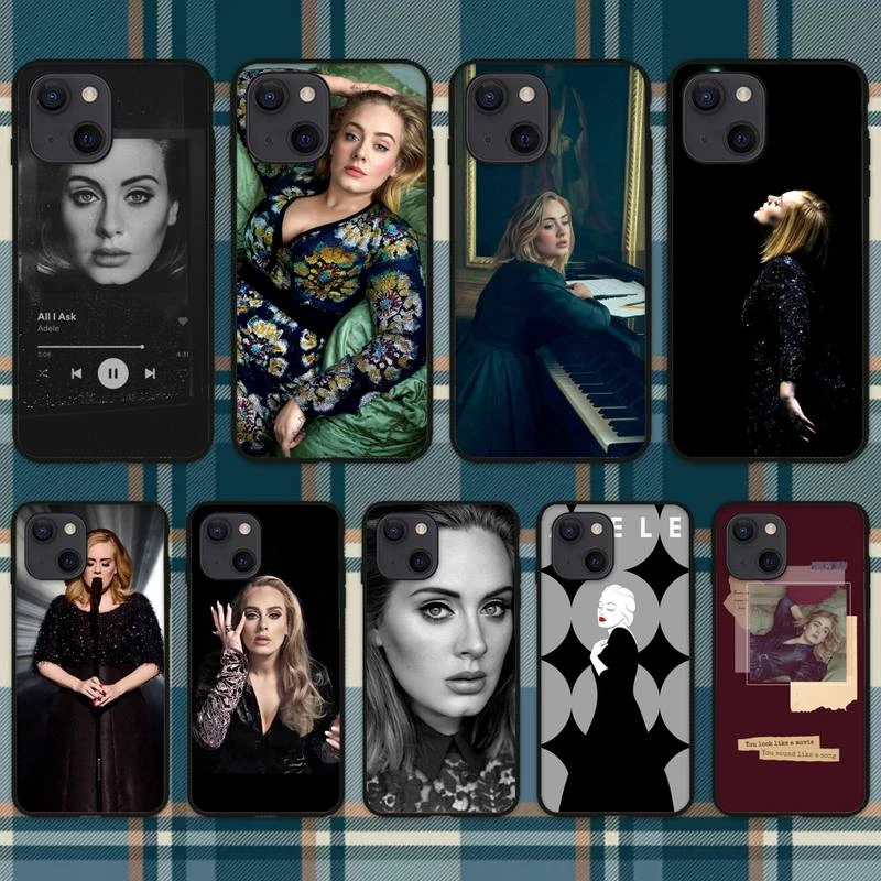 Singer Adele Adkins Phone Case For iPhone 11 12 Mini 13 Pro XS Max X 8 7 6s Plus 5 SE XR Shell phone cases for iphone 11 Pro Max 