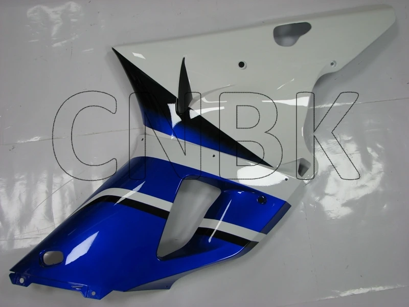 Для YZF R1 2000 обтекатель YZF R1 01 синие обтекатели из белого пластика для YAMAHA YZFR1 2000-2001 Abs обтекатель