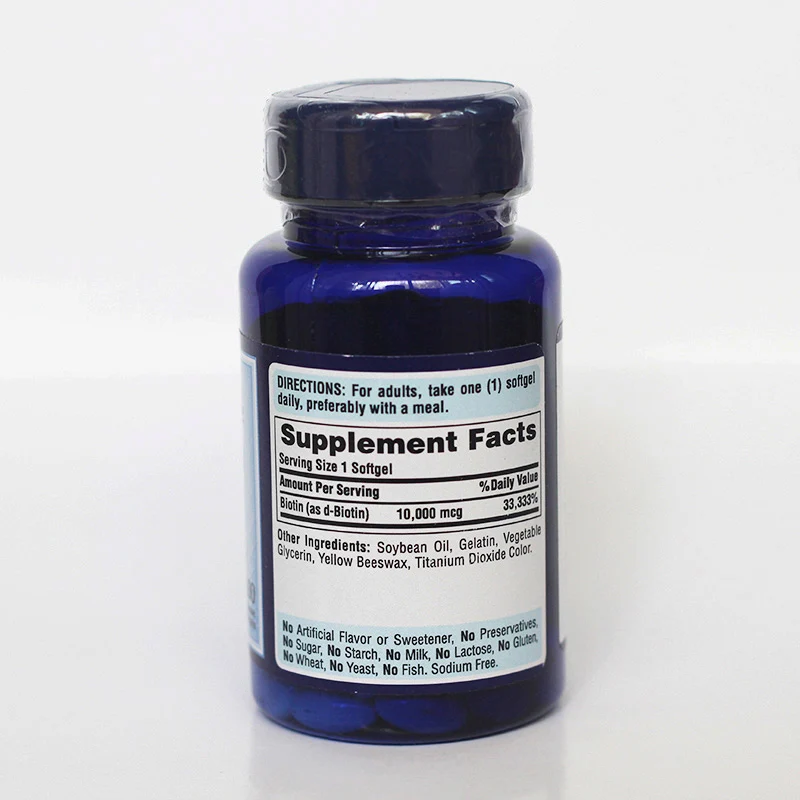 Бесплатная доставка Biotin 10000 mcg 100 шт|растительные экстракты| |