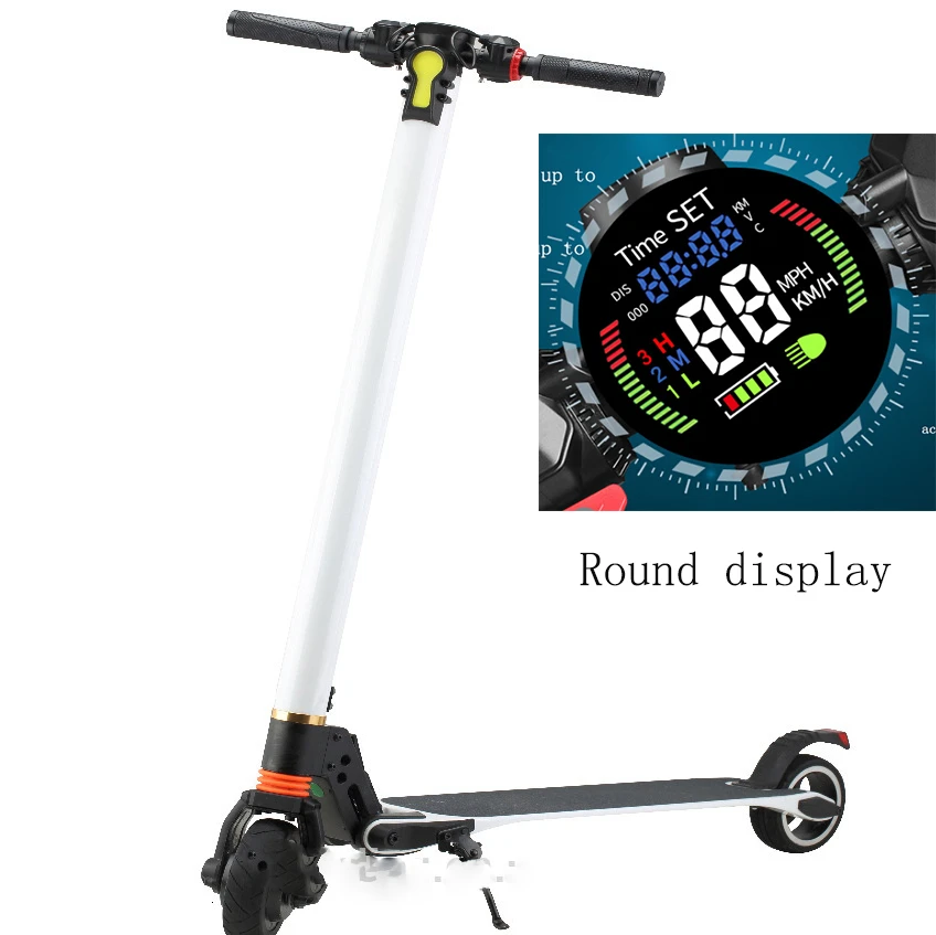 Chopper Price China Citycoco 2 Big Wheel Folding Foldable Cheap Elektrik Vespa Electric Kick Scooter electric scooter - Цвет: 24V 4.4A 6.5inch