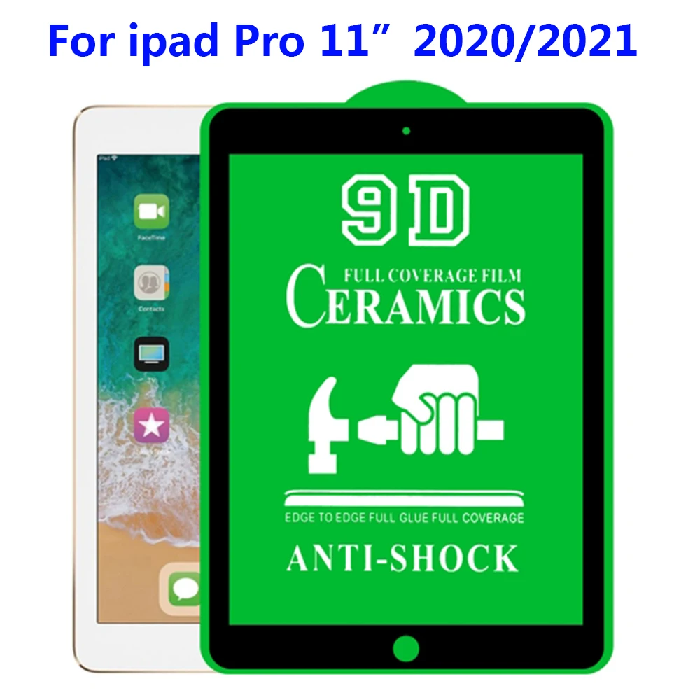 

Nano Ceramic Film Screen Protector for iPad pro 11" inch Breakage-proof Full Cover Protective Film