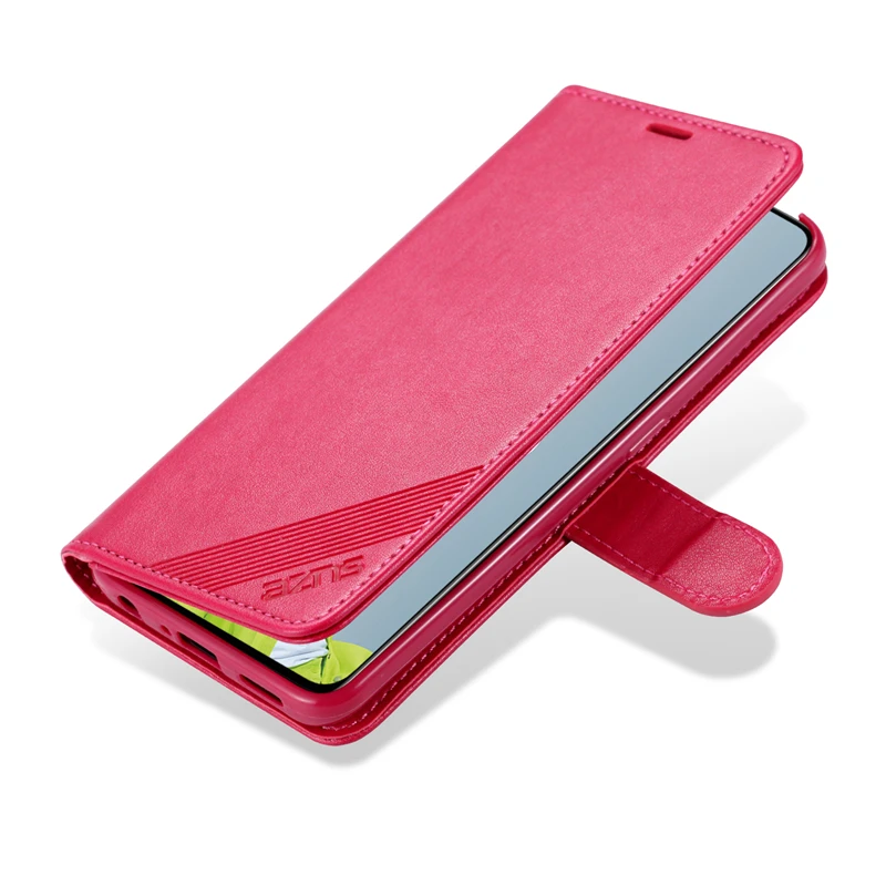 YW Rose Red AZNS чехол для OPPO Reno 2 Reno2 из искусственной кожи чехол-держатель для карт кошелек Чехол fundas coque - Цвет: YW Rose Red