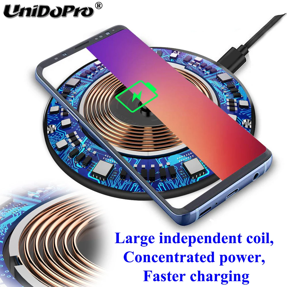 15 Вт Qi Беспроводное зарядное устройство для DOOGEE S68/S68 Pro N100 S90 S90C S95 Pro S60/S70/S80 Lite с поддержкой Qi телефонов Беспроводная зарядка