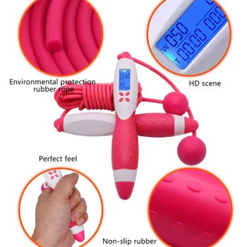 

Smart Electronic Digital Adult Skip Rope Calorie Consumption Professional Fitness Body Building Exercise Jumping Rope New Arriva