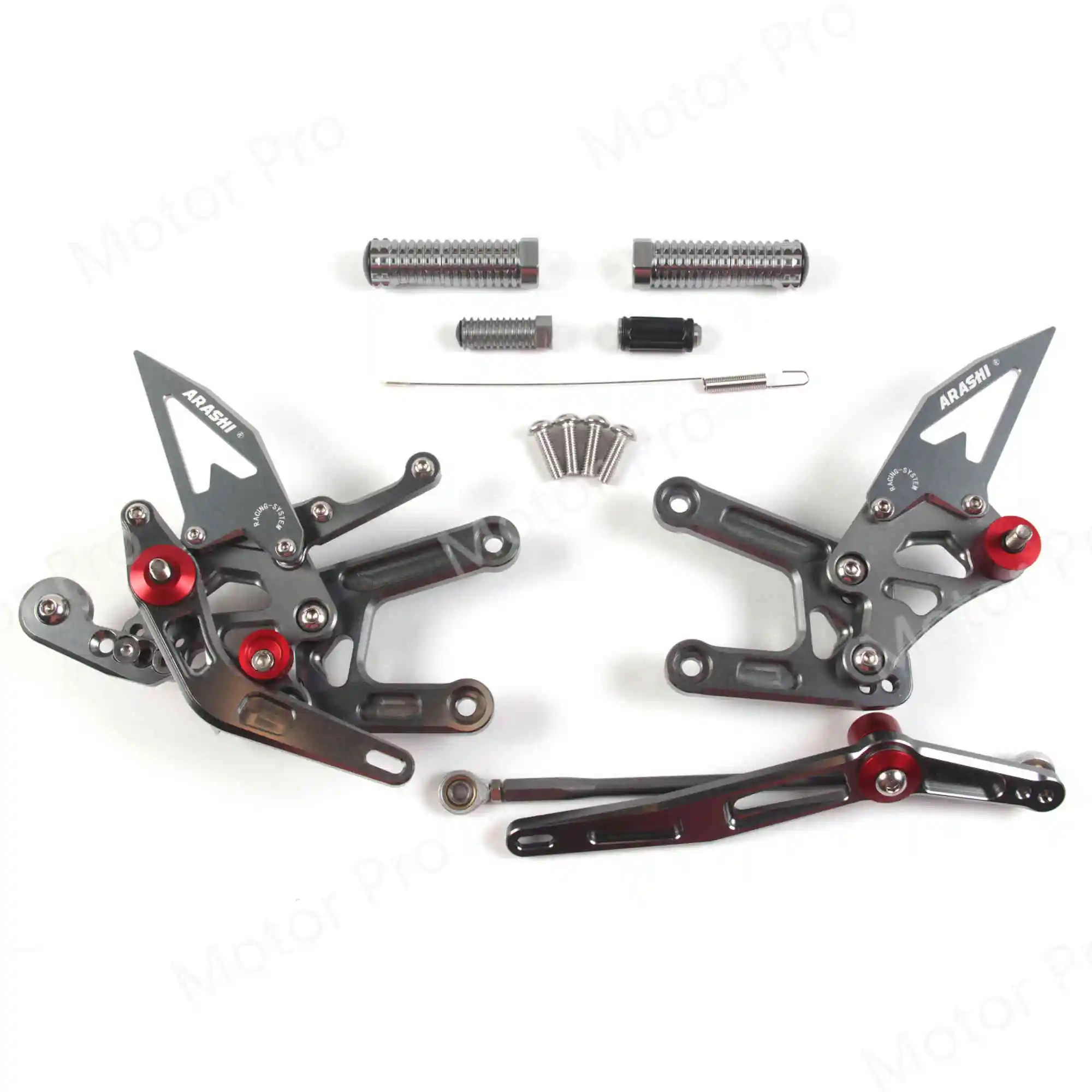 Регулируемые подножки для YAMAHA YZF R6 2006- Аксессуары для мотоциклов подножка Rearset педаль YZF-R6 2011 2012 2013 - Цвет: 2.0 Gray
