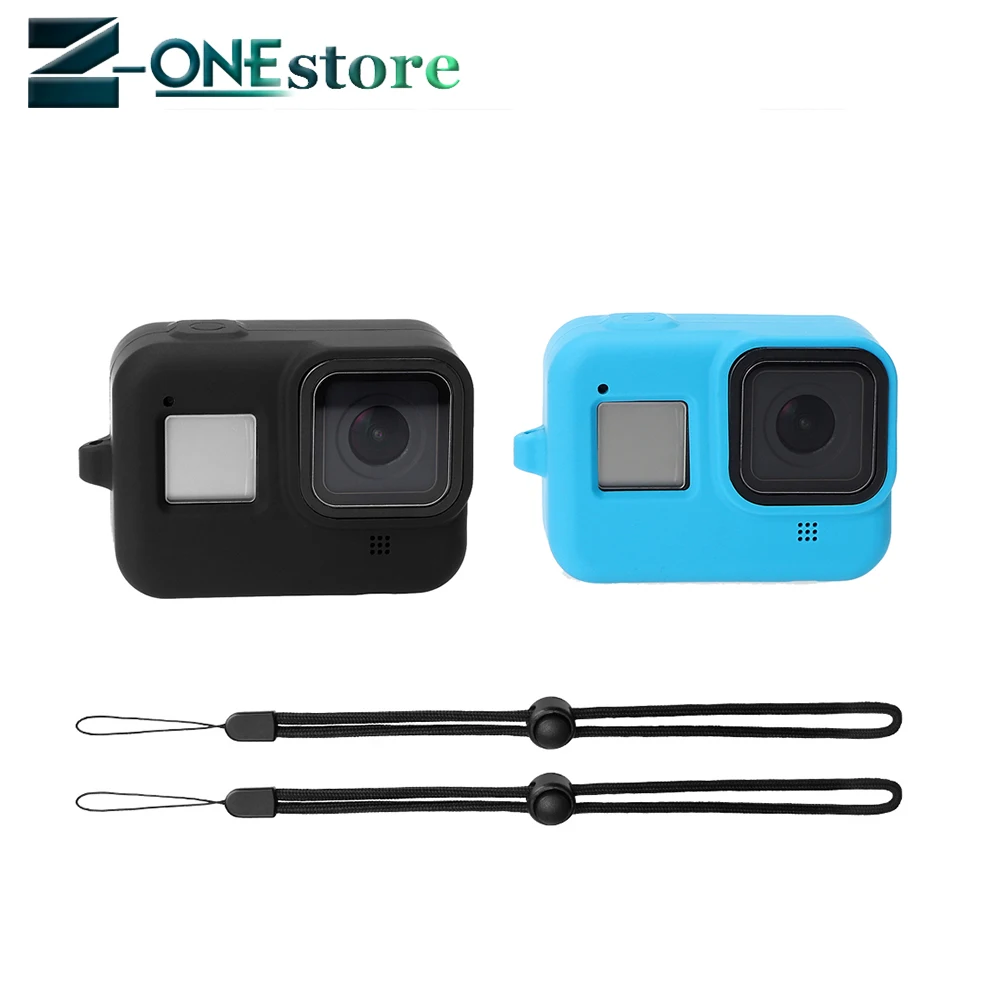 Для GoPro Hero 8, черные аксессуары, мягкий силиконовый защитный чехол, кожный чехол для Go Pro Hero8 Edition, аксессуары для экшн-камеры