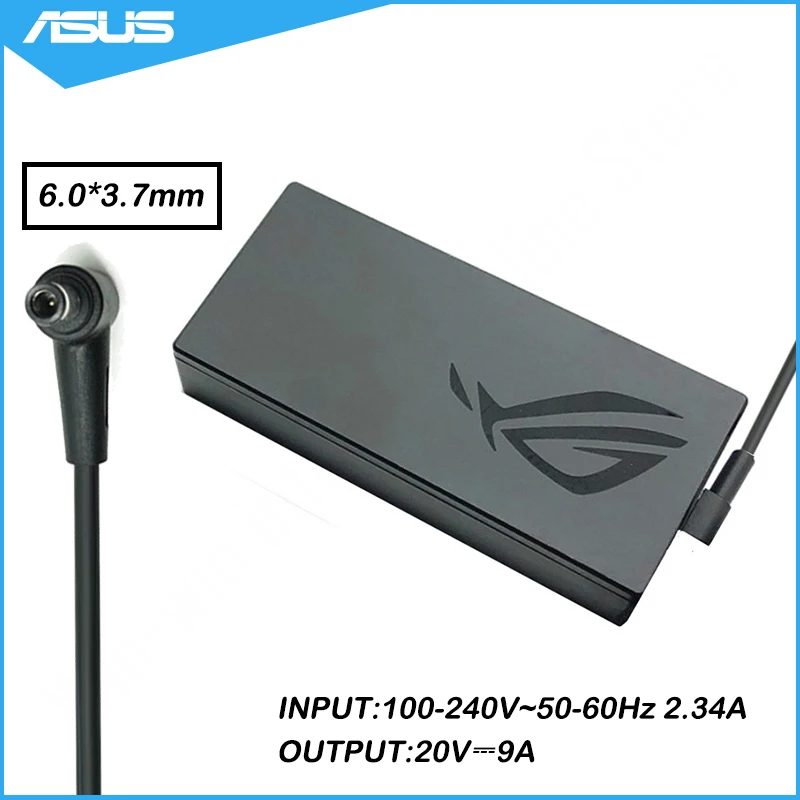 20V 9.0A 180W 6.0X3.7mm ADP-180TB H Laptop AC Adapter Power Charger for Asus ROG Zephyrus G14 GA401IV GA502 GA502D GA502DU power adapter laptop charger