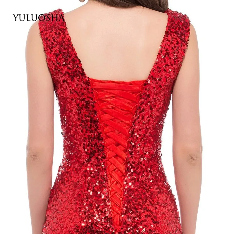 YULUOSHA высококачественные сексуальные длинные элегантные вечерние платья без