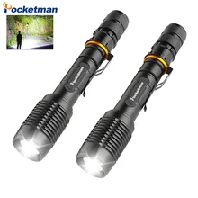 

Super Bright LED Flashlight Portable Torch Aluminum Alloy Flashlight Camping Hand Light Tactical Camping LED Flashlight on Sale