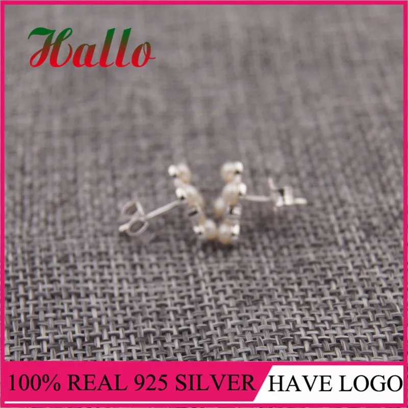 14MM 812453710 Pendientes Аро украшения из серебра 925 пробы жемчужные серьги Подвесные серьги de ley 925 mujer ювелирные изделия из натурального жемчуга - Цвет камня: 14MM 812453710
