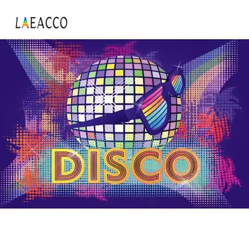 

Laeacco Summer Disco Party Holidays Carnival Sea Beach Poster Photo Background Photography Backdrop For Photo Studio Photocall