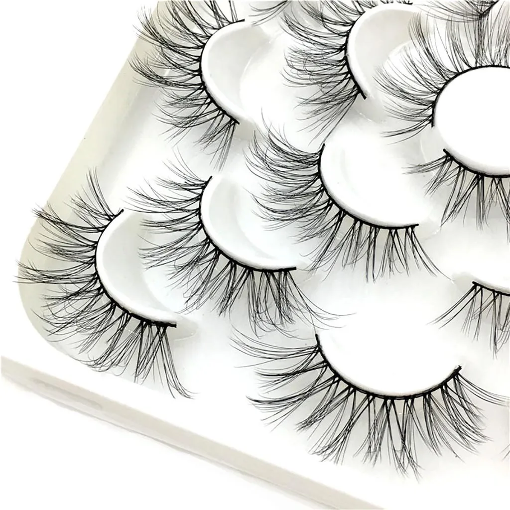 10 пар ресниц макияж maquiagem lashes maquillaje make up maquillage faux cils накладные ресницы для волос Z4