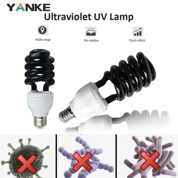 

Ultraviolet UV Lamp 15W 20W 30W 40W BLB Black Light Blue Bulb Fluorescent Detection Lamp E27 220V Violet Lure Lamp Decoration