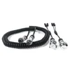 Factory Sale 7 Pin Trailer Backup Camera Cable Socket 7 Core Trailer Spiral Cable 2