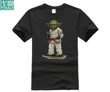 

Pure Cotton Round Collar t-shirt Yoda Judo T Shirt Men T Shirt Teen Hip Hop Shirts