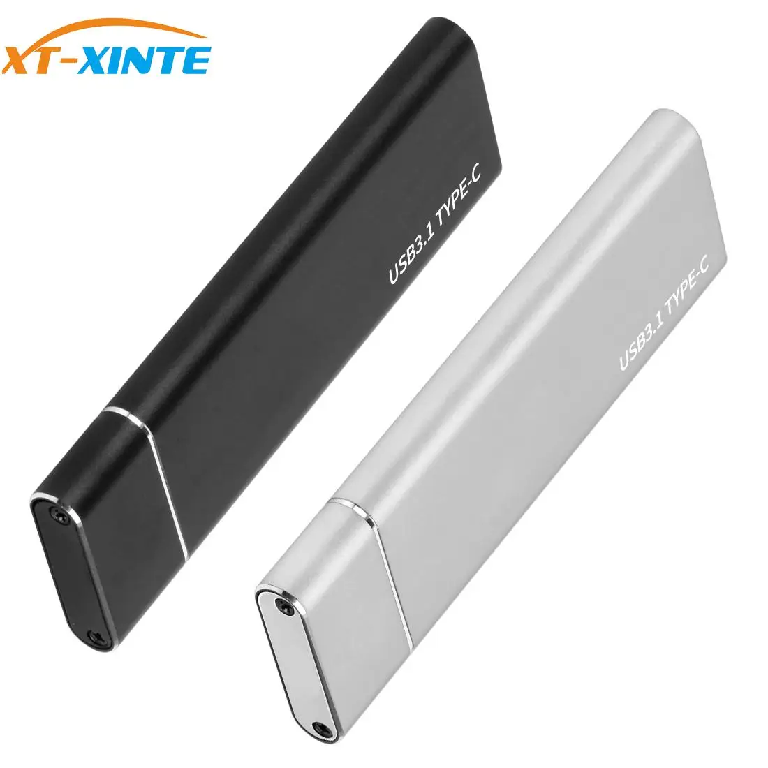 Корпус для жесткого диска USB 3,1 Для M.2 NGFF SSD жесткий диск Box адаптер чехол Тип C/USB к Тип-C кабель для 2230/2242/2260/2280 m2 SATA SSD