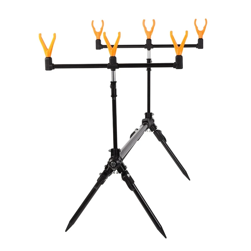  Adjustable Carp Fishing Rod Pod Stand Fishing Pole Pod Holder Retractable Fishing Tackle Fishing Ac