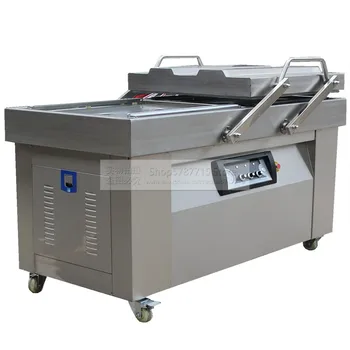 

Double Chamber Packaging Machine Stand Table Top Automatic Packer Sealer