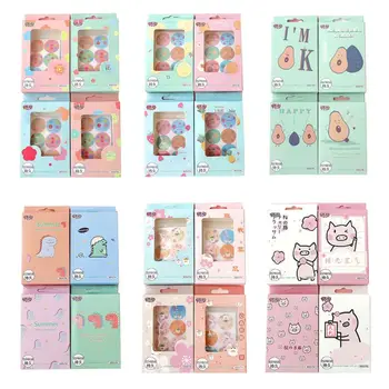 

36Pcs Cute Cartoon Repellent Stickers Natural non-toxic Plant Essential Oil Mosquito Patches Bucket for Outdoor Camping Travel