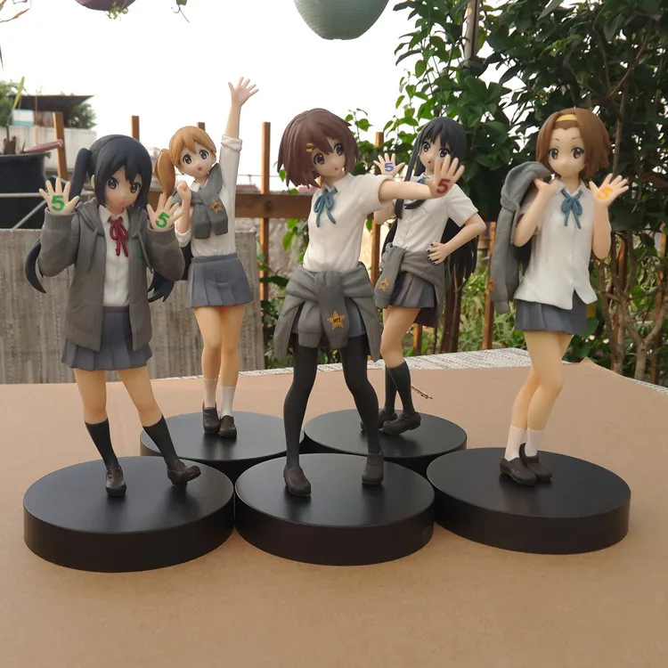 18 см аниме фигурки K-ON 5th Юбилей Адзуса Накано девушки из Kotobuki Tsumugi Акияма Mio PVC